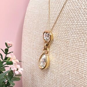 Swarovski Gold-Tone Mixed Crystal Dextera Pendant Necklace, 15-3/4" + 2-3/4”
